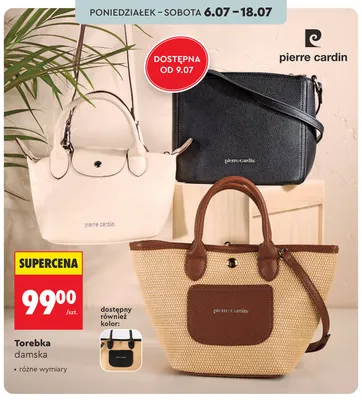 Torebka damska Pierre Cardin promocja w Biedronka