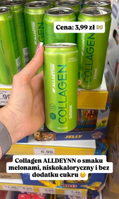 Napój kolagenowy ALLDEYNN Melonini promocja w Dino
