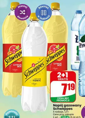 Napój gazowany Schweppes promocja w Dino