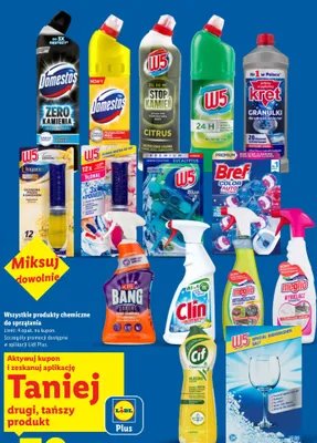 Produkty chemiczne do sprzątania promocja w Lidl