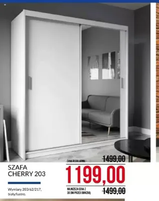 Szafa Cherry 203 promocja w Abra Meble