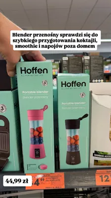 Blender przenośny Hoffen promocja w Biedronka