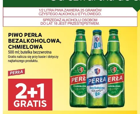 Piwo Perła Chmielowa promocja w Stokrotka