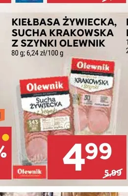 Kiełbasa żywiecka Olewnik promocja w Stokrotka