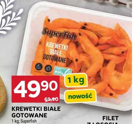 Krewetki białe gotowane Sol&mar promocja w Stokrotka