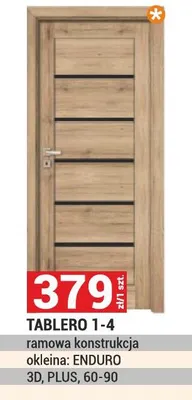 Drzwi Tablero 1-4 promocja w Merkury Market