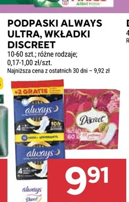 Wkładki Discreet promocja w Stokrotka