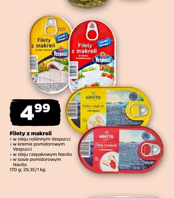 Filety z makreli w sosie pomidorowym Navito promocja w Netto