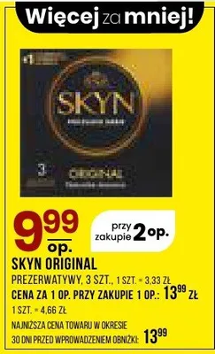 Prezerwatywy Skyn Original promocja w Drogerie Natura