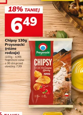Chipsy Przysnacki o smaku papryki promocja w Hitpol