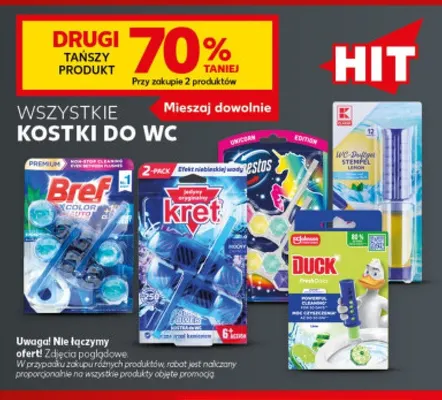 Kostka do WC Color Aktiv Bref promocja w Kaufland