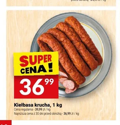 Kiełbasa krucha Białecki promocja w Twój Market