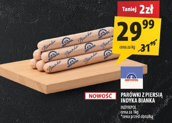 Parówki z piersia indyka bianka promocja w Arhelan