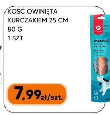 Przysmak dla psa kość owinięta kurczakiem Maced 25 cm promocja w HIPPER.pl