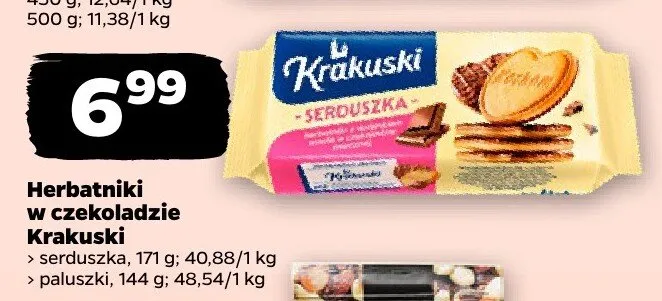 Herbatniki w czekoladzie z serowuszką promocja w Netto