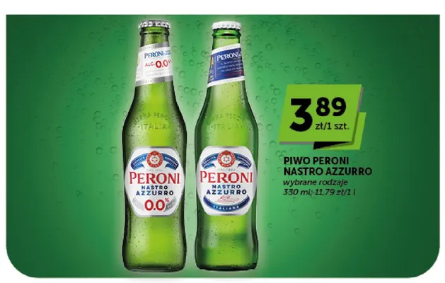 Piwo bezalkoholowe Peroni Nastro Azzurro promocja w ABC