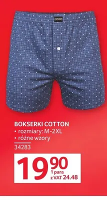 Bokserki Cotton promocja w Selgros