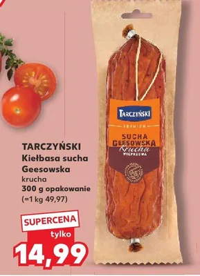 Kiełbasa sucha Geesowska krucho promocja w Kaufland