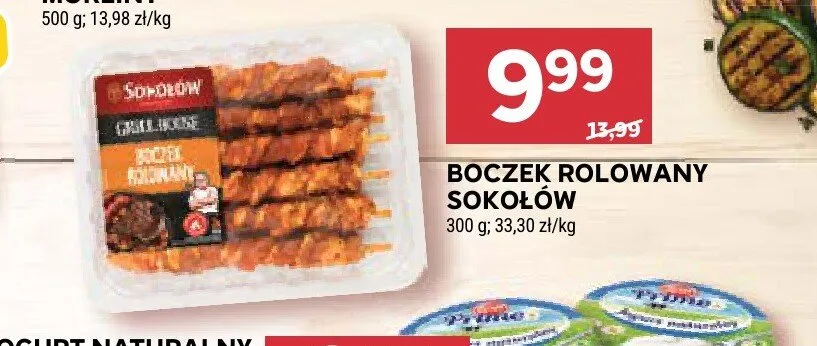 Boczek rolowany Sokołów Grillowe promocja w Stokrotka