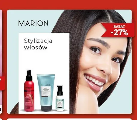 Kosmetyki do stylizacji włosów Marion promocja w Drogeria Kosmyk