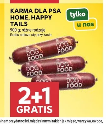 Karma dla psa Happy Tails promocja w Stokrotka
