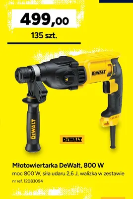 Młotowiertarka DeWalt promocja w Bricoman