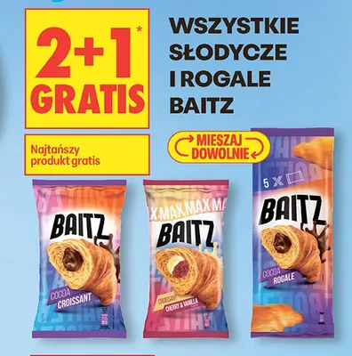 Słodycze i rogale BAITZ promocja w Biedronka
