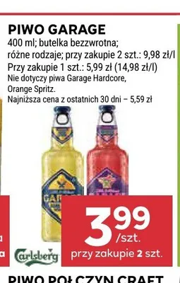 Piwo Garage Kamikaze promocja w Stokrotka