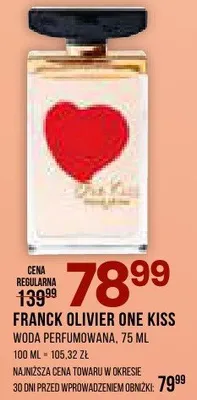 Woda perfumowana One Kiss promocja w Drogerie Natura