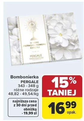 Bombonierka Pergale promocja w Carrefour