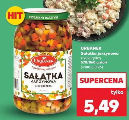 Sałatka jarzynowa z kukurydzą promocja w Kaufland