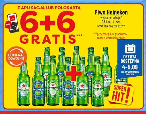Piwo Heineken Silver promocja w POLOmarket