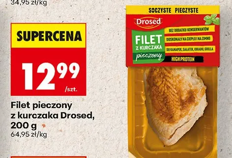 Filet pieczony z kurczaka Drosed promocja w Biedronka
