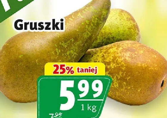Gruszki promocja w Prim Market