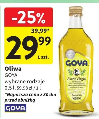 Oliwa wybrane rodzaje promocja w Intermarche