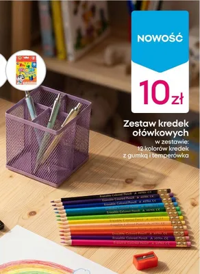 Zestaw kredek ołówkowych Astra 12 kolorów promocja w Pepco