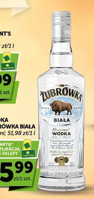 Wódka Żubrówka Biała promocja w Groszek