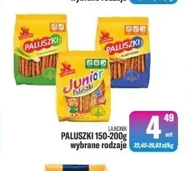 Paluszki Lajkonik promocja w Tomi Markt