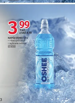 Napój OSHEE Icy Hydration Cooling Effect promocja w Selgros