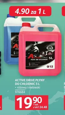 Płyn do chłodnic Active Drive niebieski promocja w Selgros