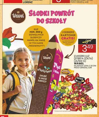 Cukierki luz Wawel promocja w Wafelek