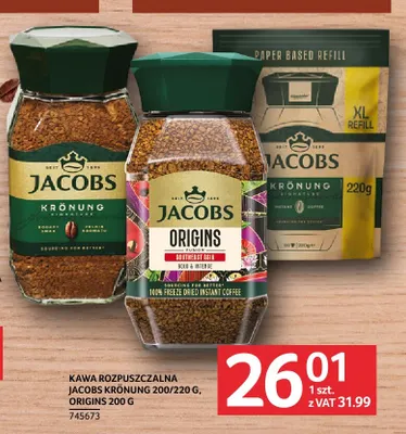 Kawa rozpuszczalna Jacobs Krönung promocja w Selgros