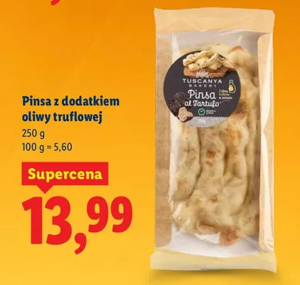 Pinsa z dodatkiem oliwy truflowej promocja w Lidl