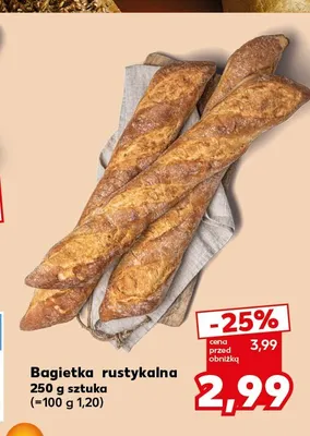 Bagietka rustykalna promocja w Kaufland