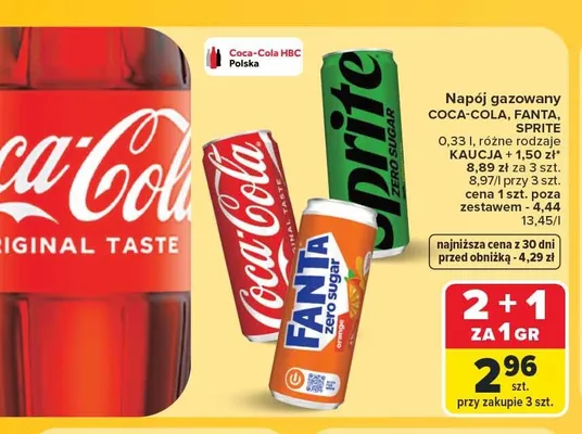 Napój gazowany Fanta promocja w Carrefour