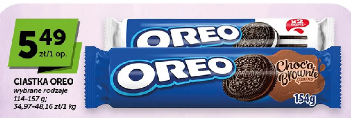 Ciastka Oreo Choco Brownie promocja w Euro Sklep