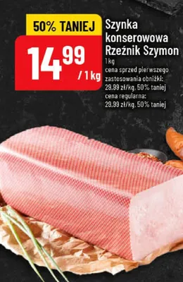 Szynka konserowana rzeźnik Szymon promocja w POLOmarket