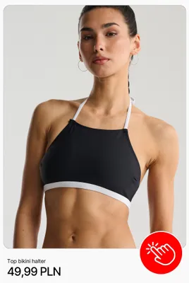 Top bikini halter Cropp promocja w Cropp
