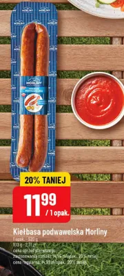 Kiełbasa podwawelska Morliny promocja w POLOmarket