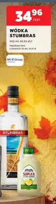 Wódka Stumbras promocja w Stokrotka